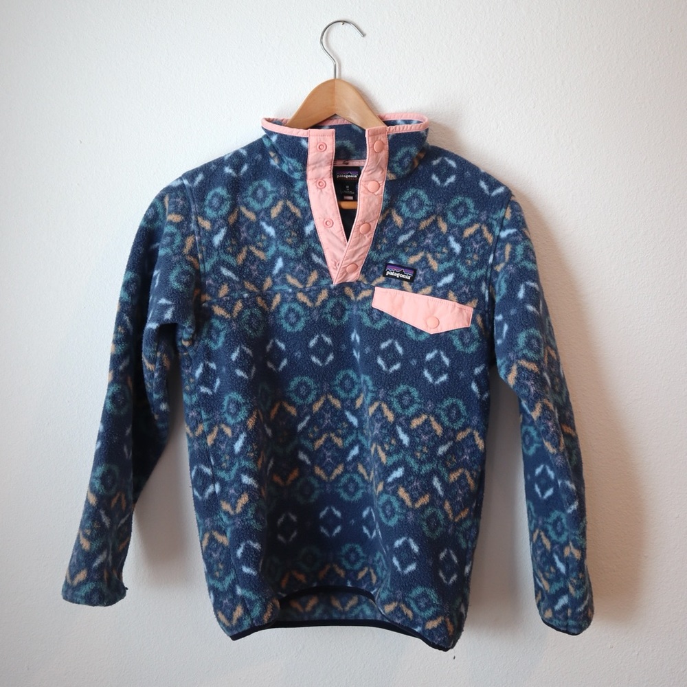 Patagonia Girls’ Synchilla Snap-T Fleece Pullover